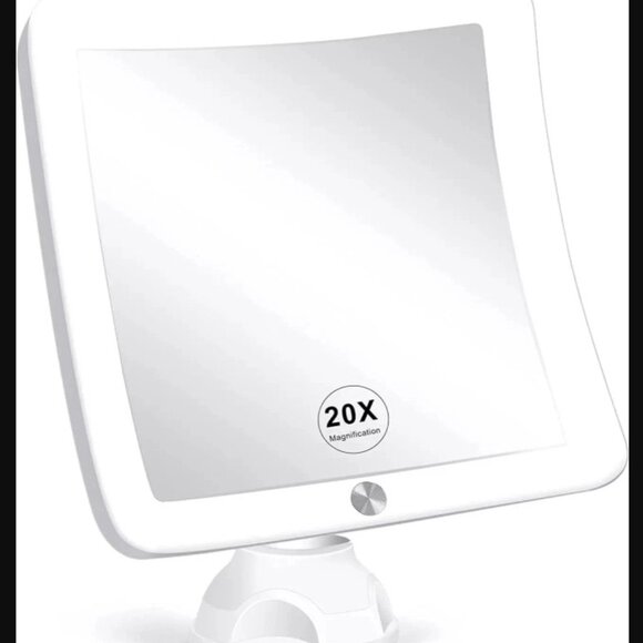 Fabuday 20X Magnified LED Lighted Makeup Mirror, 7 Inch, 360 rotation *New* - Picture 3 of 6